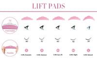 Permania 5 Pair Eyelash Extension Pads Silicone Protection Eyelashes Pad Reusable Lifting Curler Shield Patch Lashes Makeup Tool