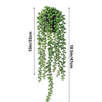 90cm Artificial Plant Vine Home Decoration Hanging Plastic Leaf Grass Garland Outdoor Wedding Party Decorations Fake Rattan Ivy