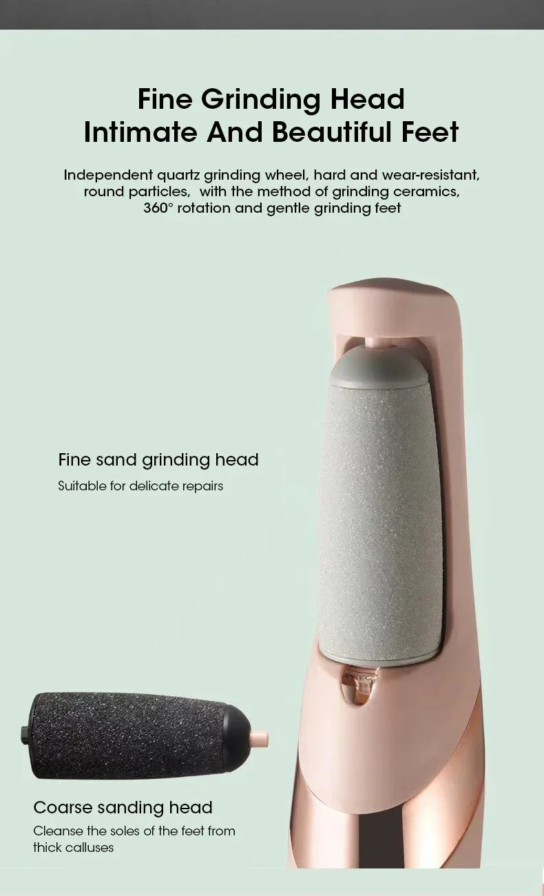 Electric Foot Grinder Automatic Foot Callus Rubbing Pedicure Rechargeable Dead Skin Callus Remover Feet Clean Care Machine