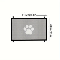 Portable Dog Net Doors, Dog Isolation Nets, Cat and Dog Safety Fences, and Non Perforated Pet Supplies to Ensure Pet Safety