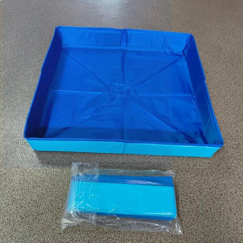 Dog Kiddie Pool PVC Folding Swimming Pool small pet bathtub noninflatable dog paddling pool Pet Supplies For Puppy Cats