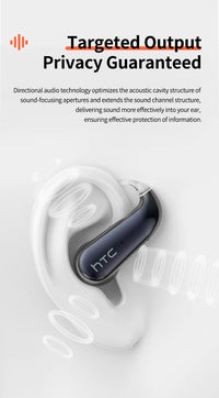 HTC Wireless Bluetooth Headset AI translation portable low latency USB-C clear sound comfortable fit anti-loss for music sports