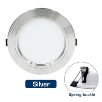 LED Downlight 12V 24V 110V 220V Spot Three Colors 5W 9W 12W 15W 18W Recessed in Led Ceiling Downlight Light Cold Warm White Lamp