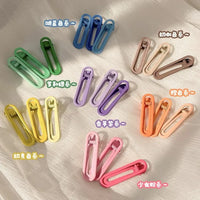3pcs Seamless Hair Clip Candy Color Hairpin Styling Barrette Makeup Tools Headband Clips Fashion Hair Accessories for Women