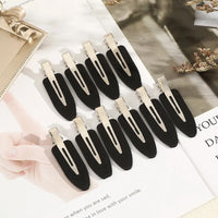 10pcs/set No Bend Seamless Hair Clips Side Bangs Barrette Makeup Washing Face Accessories Women Girls Styling Hairpins