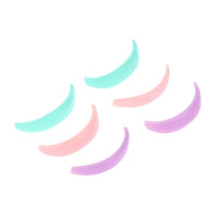 Wholesale 7Pairs Silicone Eyelashes Perming Curler Eyelash Perming Pads  Reusable Lash Lift Shield Pads Eyelash Lifting Tools