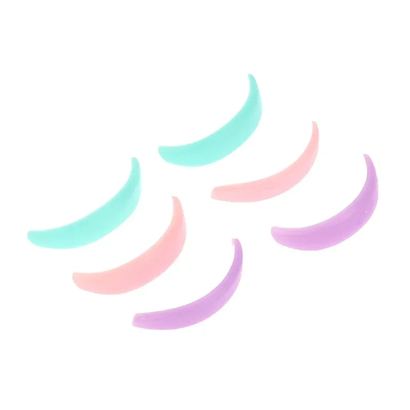 Wholesale 7Pairs Silicone Eyelashes Perming Curler Eyelash Perming Pads  Reusable Lash Lift Shield Pads Eyelash Lifting Tools