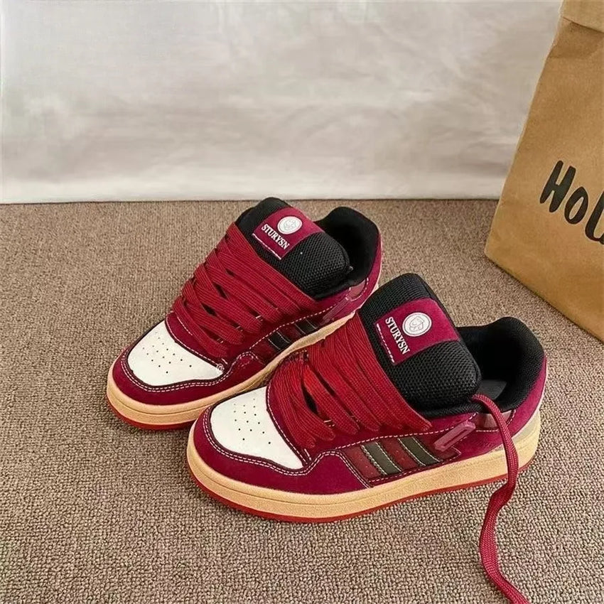 Original Thi Bot Sneakers ex Spring 2026 New Sle Couple Match Sport Casual Board oes De Xin oe Me Upper