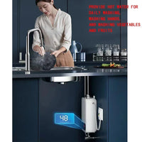 Instant Water Heater 220V 4600W Portable Electric Heaters for Bathroom Hot Water Shower and Home Kitchen Heating