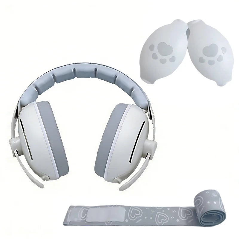 New Baby Ear Protection Noise Cancelling Headphones for Babies, 2-in-1 Baby Ear Protection, Baby Travel Essentials for Outdoor