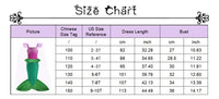 New Girl Dresses Princess Costume Kids Mermaid Cosplay Costume Kids Carnival Birthday Party Prom Costume Party Dresses For girls