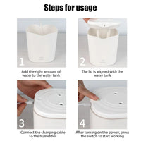 2L Large Capacity Dual Spray Humidifier USB Home Office Desktop Aroma Diffuser Mist Purifier Essential Oil Air humidificador