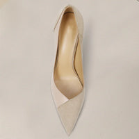 Nude High Heels Women's 2026 New Celebrity Niche Color Matching French Pointed Single Shoes Women's Stiletto