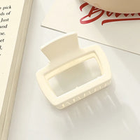 Women's Square Lightweight Hair Claw Clip Fashionable Elegant Hair Accessory Clip Suitable Hair Styling Makeup