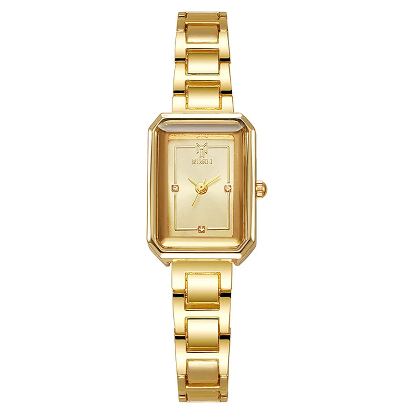 Women Watch Light Luxury Brand Stainless Steel Strap Ladies Fashion Quartz Watches Business Female Clock Bracelet UTHAI