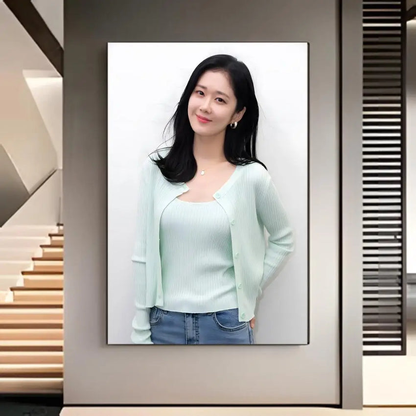 Lovely Classic Korean Beautiful Singer Actor J-Jang Na Ra Poster American Film Mural Home Childrens Room Wall Decor Print
