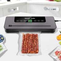 Vacuum Sealer Machine with 10 Sealer Bags and Built-in Cutter, 5 Modes One-touch Sealing for Sous Vide Cooking Dry & Moist Foods