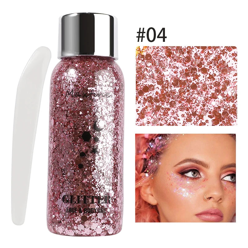 Shimmer Sparkle Body Face Glitter Parties and Makeup Art  Safe for All Skin Type Easy to Apply Long Lasting