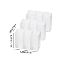 lipstick storage box, makeup brush storage,  wall mounted transparent ,three compartment classified lipstick rack, lipstick box