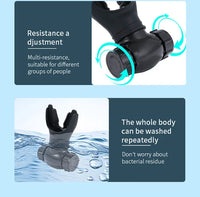 Silicone Respiratory Trainer Lung Ventilator Fitness Equipment High-altitude Respiratory Training Tools for Exercise