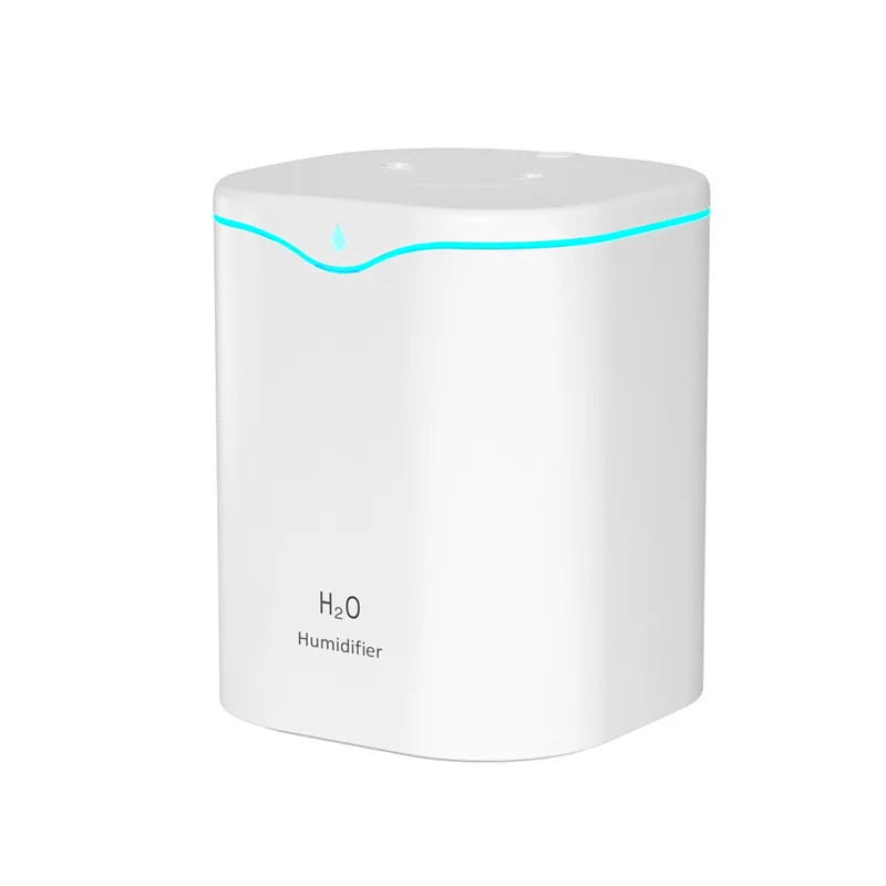 2L Large Capacity Dual Spray Humidifier USB Home Office Desktop Aroma Diffuser Mist Purifier Essential Oil Air humidificador