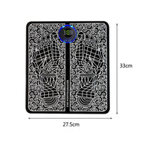 EMS Foot Booster Foot Circulation Massager 8 Modes USB Rechargeable Leg Muscle Stimulator Remote Control for Relax Feet and Legs