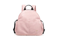 Soboba Large Capacity Solid Diaper Bag with Backpack Straps for Fashionable Mothers – Waterproof Nappy Changing Bag