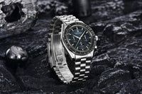 PAGANI DESIGN 2026 New Moon Watch Retro Quartz Watches For Men Stainless steel Luminous waterproof Luxury Sport Chronograph Man