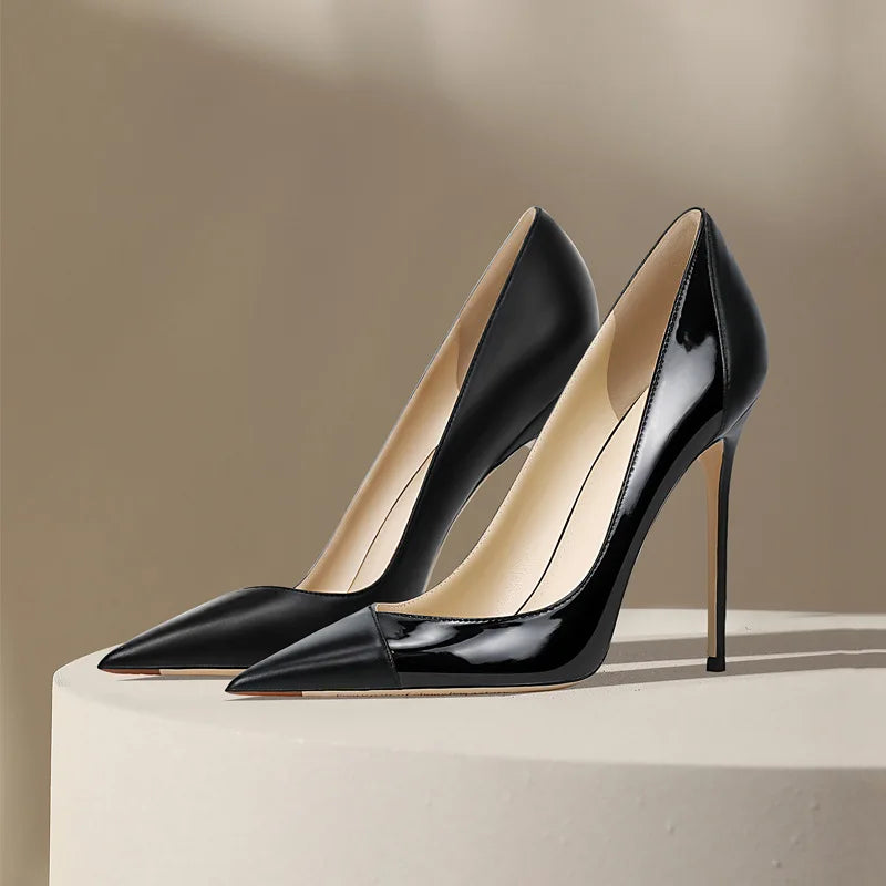 Nude High Heels Women's 2026 New Celebrity Niche Color Matching French Pointed Single Shoes Women's Stiletto