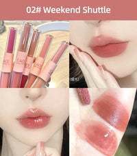 CACE Sexy Red Liquid Lipstick Moisturizing Lip Glaze Tint Long Lasting Matte Lip Mud Waterproof Velvet Lipstick Lips Cosmetics