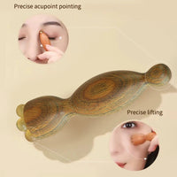 Sandalwood Face Massage Tools Gua Sha Face Skin Care Massage Sticks Lotus Seedpod Shape Massager Facial Physiotherapy Tool