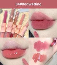 CACE Sexy Red Liquid Lipstick Moisturizing Lip Glaze Tint Long Lasting Matte Lip Mud Waterproof Velvet Lipstick Lips Cosmetics