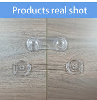 6PCS Baby Cabinet Locks Strap Drawer Lock Child Anti Opening Refrigerator Lock Home Baby Anti Pinch Safety Protection Buckle