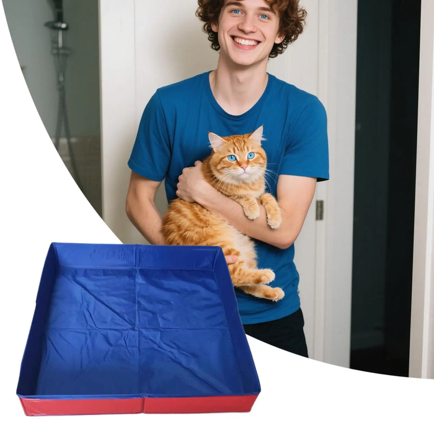 Dog Kiddie Pool PVC Folding Swimming Pool small pet bathtub noninflatable dog paddling pool Pet Supplies For Puppy Cats