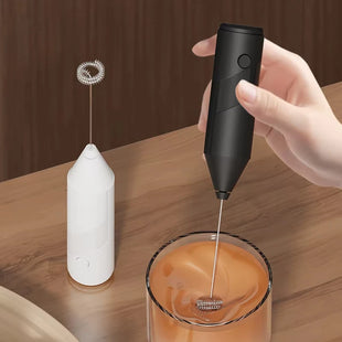 Electric milk frother, milk frother battery, AA size electric coffee mixer, egg beater, cream mixer, cooking tool mixer