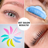 Permania 5 Pair Eyelash Extension Pads Silicone Protection Eyelashes Pad Reusable Lifting Curler Shield Patch Lashes Makeup Tool