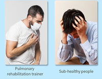 Silicone Respiratory Trainer Lung Ventilator Fitness Equipment High-altitude Respiratory Training Tools for Exercise