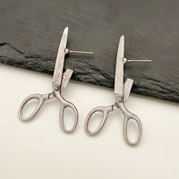 New Creative Retro Scissors Earrings for Women's Personalized Crowd Festival Gift Earrings