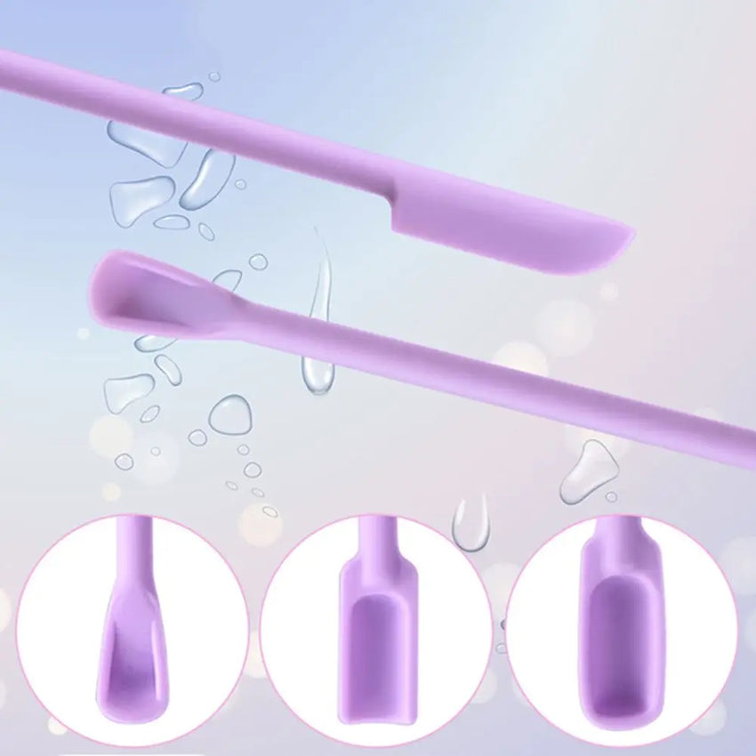Lotion Beauty Tools Cream Cosmetic Kitchen Accessories Makeup Brushes Deep Bottle Scraper Silicone Spatula Cosmetics Spoon