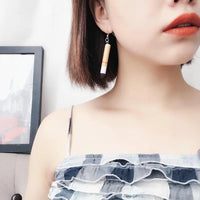 Personalized Simulation Cigarette Earrings Fashion Creative Funny Cigarette Butt Earring for Women Men Punk Street Jewelry Gifts