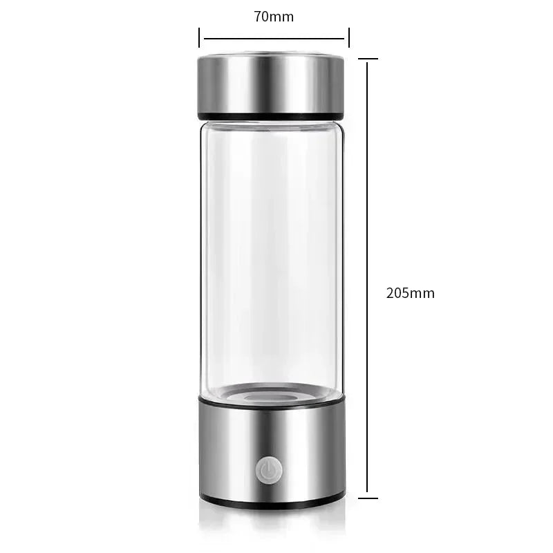 Rich Hydrogen Water Cup Portable Hydrogen Water H2 Generator Alkaline Maker Ionizer Bottle Super Antioxidan Titanium Filter