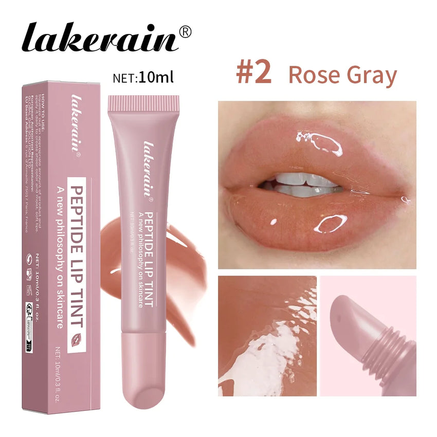 10ml Lip Glaze Moisturizing Jelly Lip Enrichment Oil Lasting Water Light Glass Lip Plump Oil Remove Line Lip Protection Serum