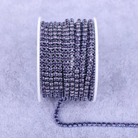 Crystal 10 Yard Rhinestones Trim Stone Cup Chain Gold Diamond Strass Decorative Applique Crystal Trimmings For Dresses