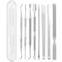 Foot Care Kit Callus Remover File Dead Skin Shaver Cuticle Pusher Pedicure Tools for Hard Tough Skin Beauty Health