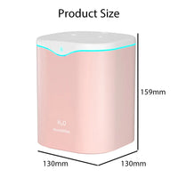2L Large Capacity Dual Spray Humidifier USB Home Office Desktop Aroma Diffuser Mist Purifier Essential Oil Air humidificador