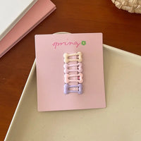 4pcs/set Cute Star Hair Clips Girl's Side Bangs Hair Accessories Small Clip Children's Hair Decorations Kids Accessories
