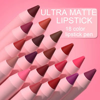 Nude Brown Lip Liner Pencil 18 Color Red Contour Tint Labial Makeup Waterproof Matte Lipstick Crayon Pen Lip Contouring Cosmetic