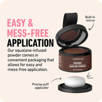 Hairline Powder Instantly Conceals Hair Root Touch Hair Powder for Thinning Hair for Women and Men,Hairline Shadow Powder Makeup