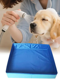 Dog Kiddie Pool PVC Folding Swimming Pool small pet bathtub noninflatable dog paddling pool Pet Supplies For Puppy Cats