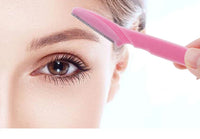 Portable Eyebrow Trimmer Blade Women's Face Shaver Safety Knife Makeup Scraper Hair Removal Tool for Eyebrow Epilation